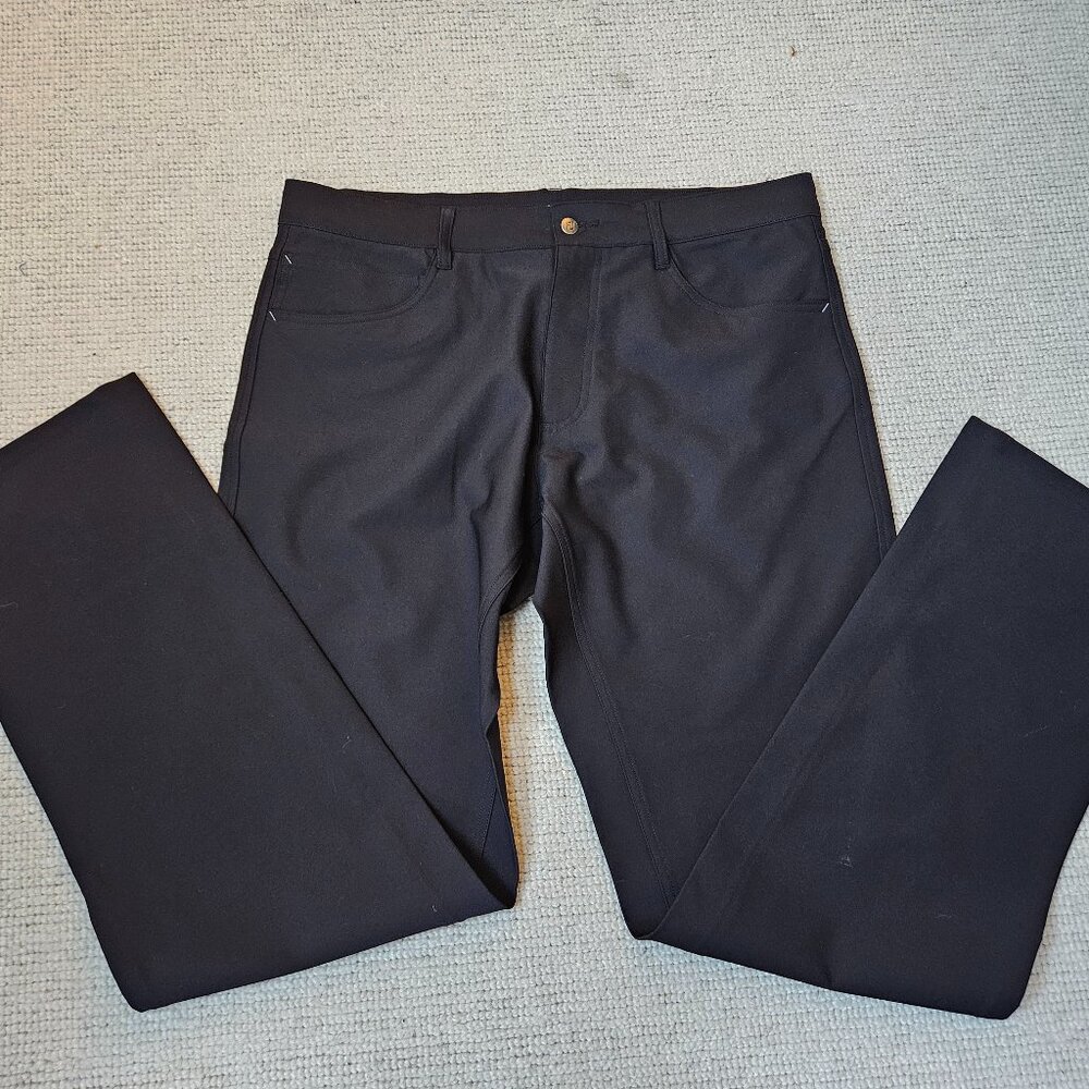 Footjoy Performance Pants Black 34 x 34 5 Pocket Stretch Golf Casual Athleisure